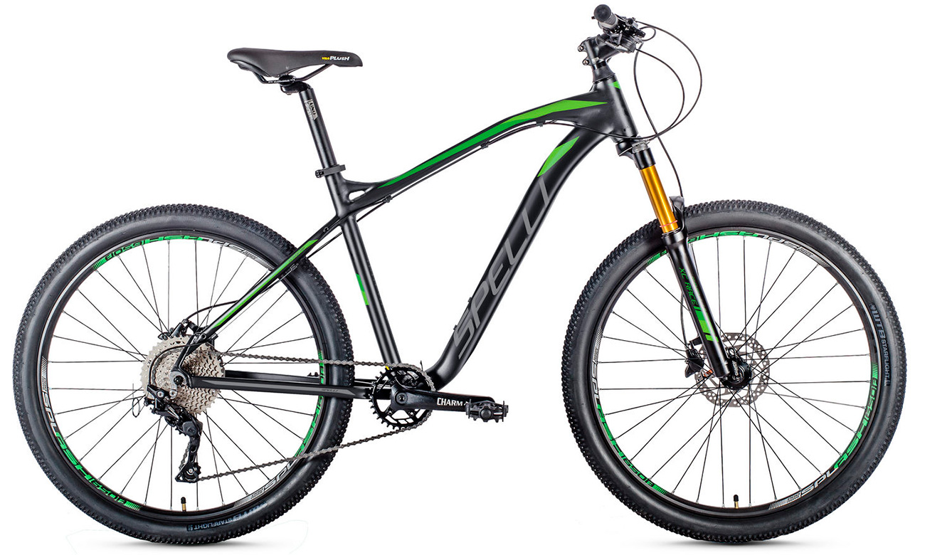 Фотографія Велосипед Spelli SX-6200 PRO 29" (2020) 2020 Чорно-зелений 